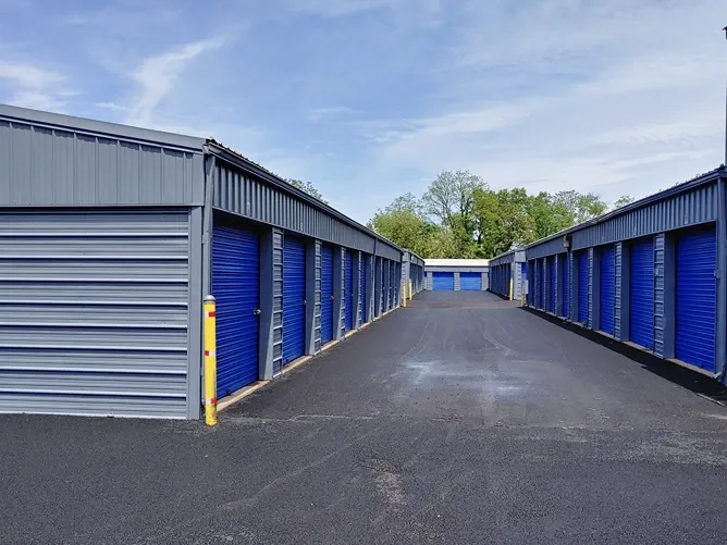 Exterior of Mundy Street Self Storage facility.