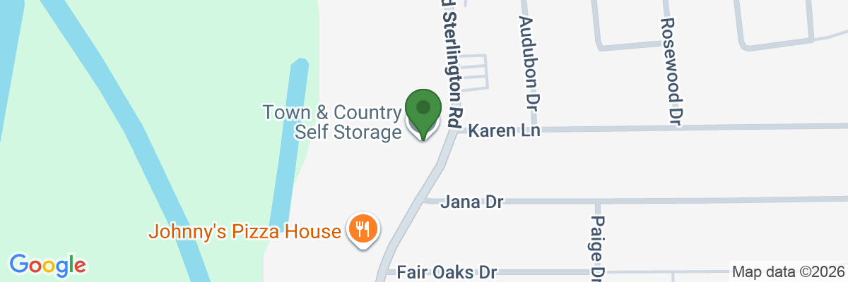 Map showing facility locations