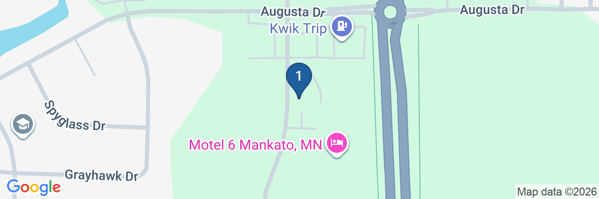 Map showing facility locations