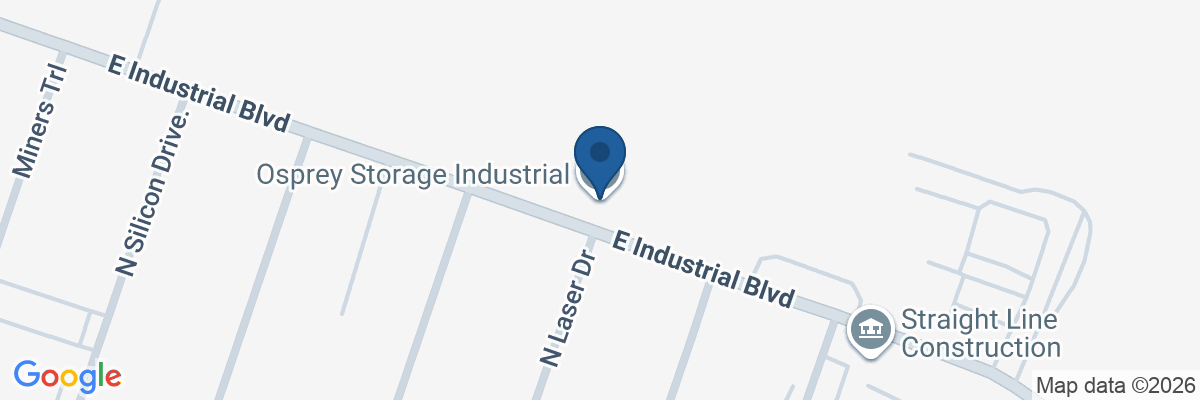Map showing facility locations