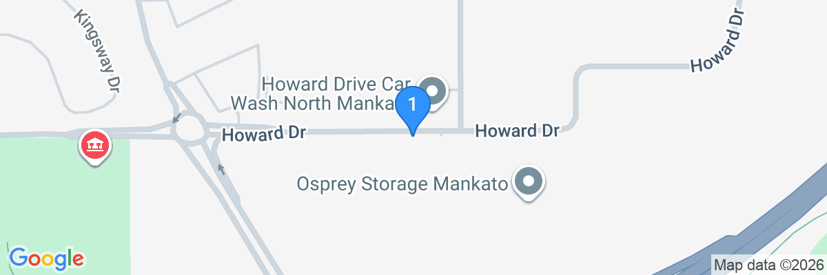 Map showing facility locations