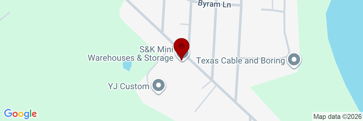 Map showing facility locations