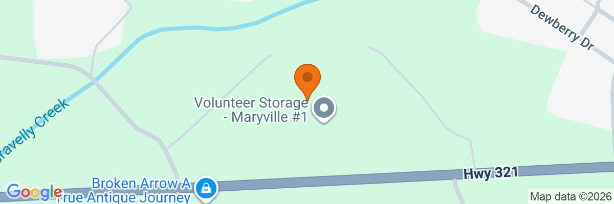 Map showing facility locations