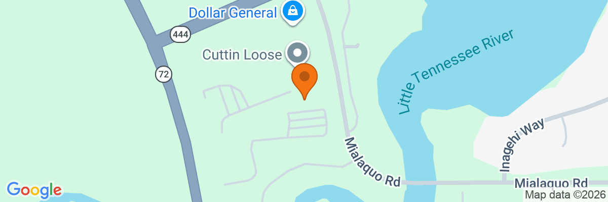 Map showing facility locations