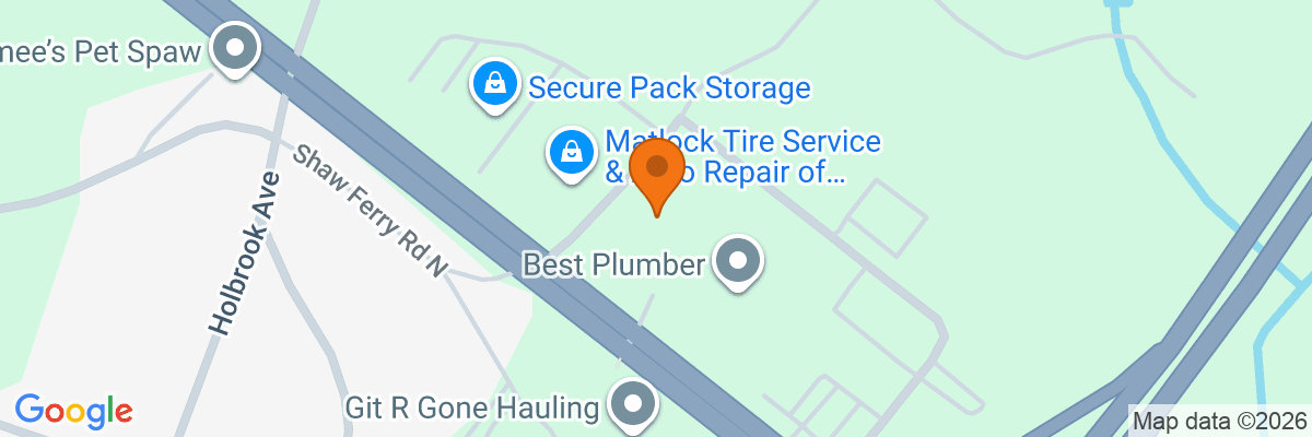 Map showing facility locations