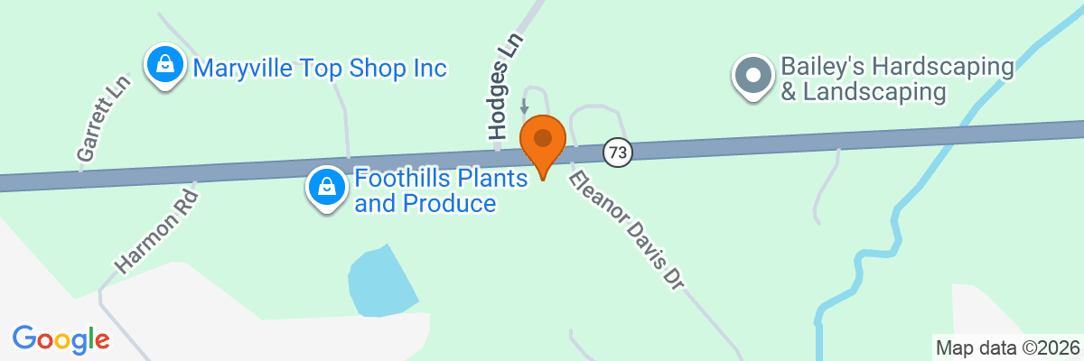 Map showing facility locations