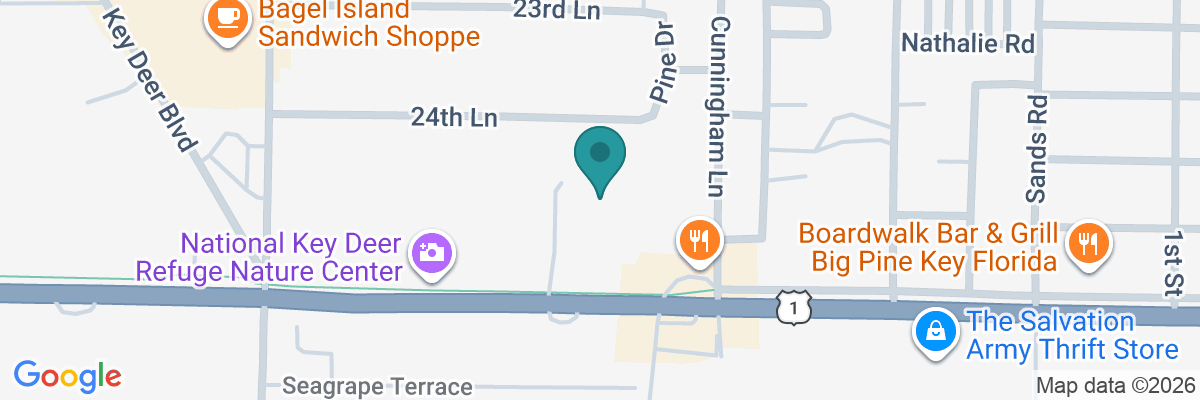 Map showing facility locations