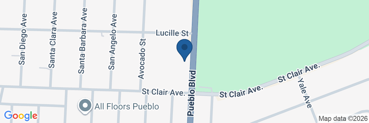 Map showing facility locations