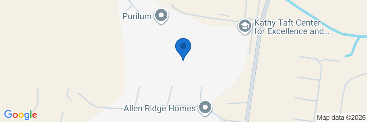 Map showing facility locations