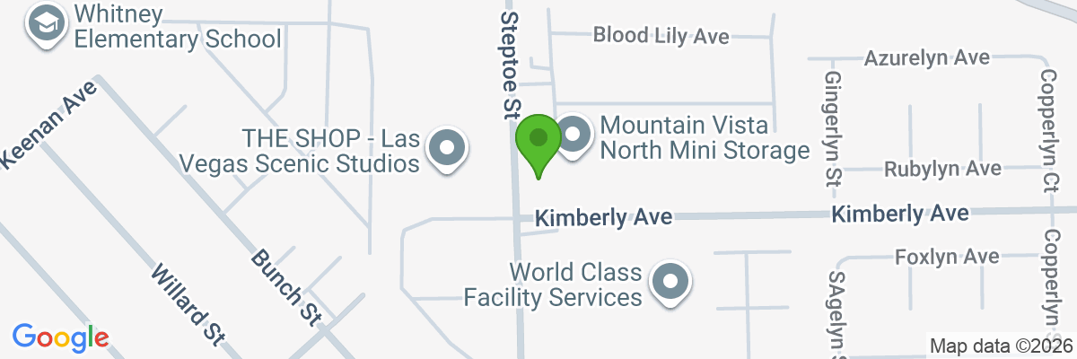 Map showing facility locations