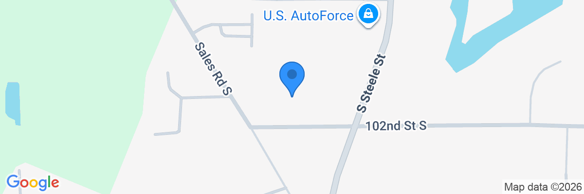 Map showing facility locations