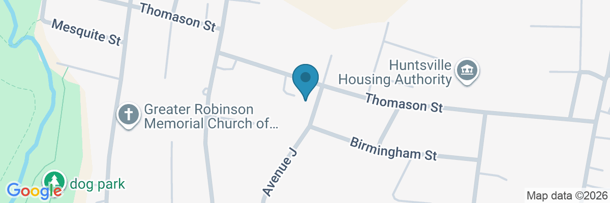 Map showing facility locations