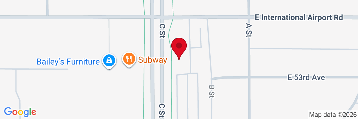 Map showing facility locations