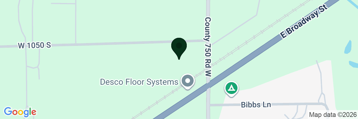 Map showing facility locations