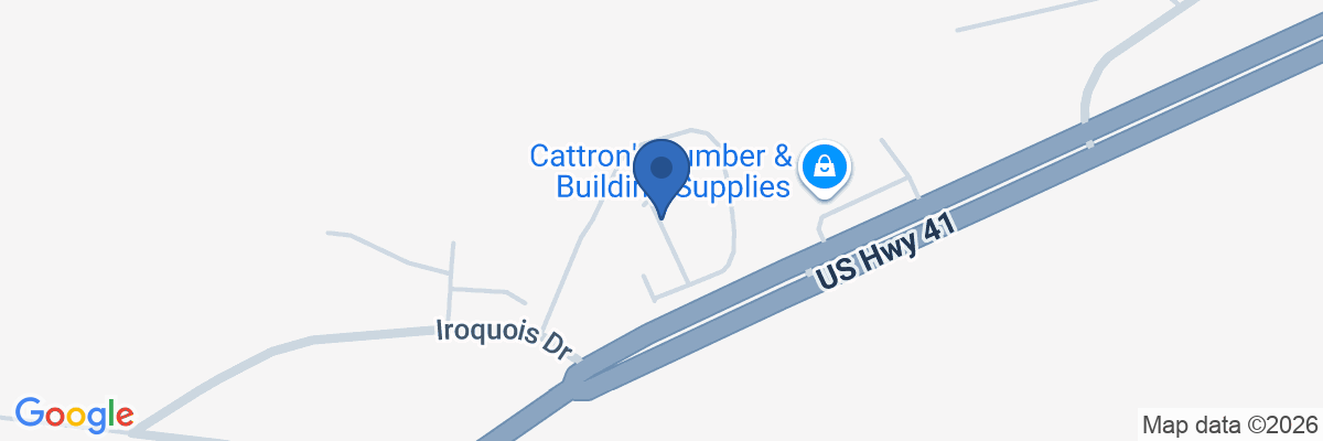 Map showing facility locations