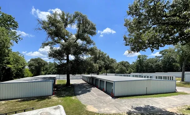 Exterior of storage units at Osprey Storage Huntsville.