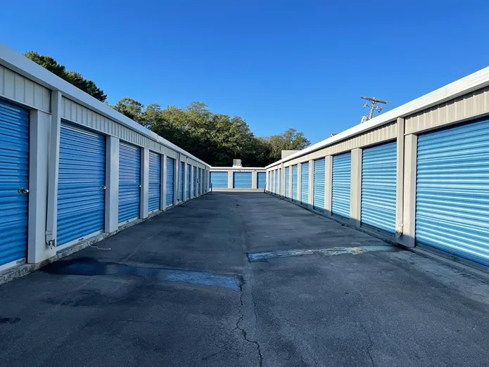 Exterior of outdoor units at Volunteer Storage Knoxville West facility.