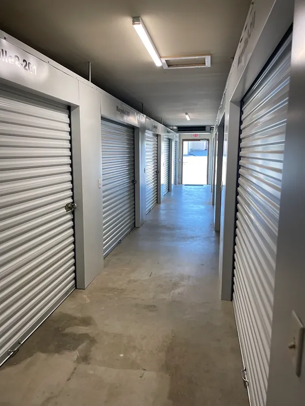 View of indoor storage at Volunteer Storage Maryville 2 facility.