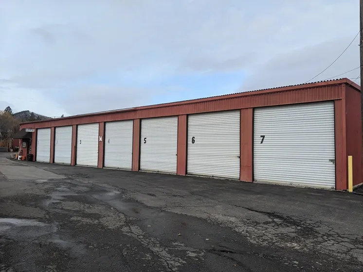 Units at Pak Rat Mini Storage facility.