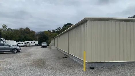 Exterior of Volunteer Storage Chapman.
