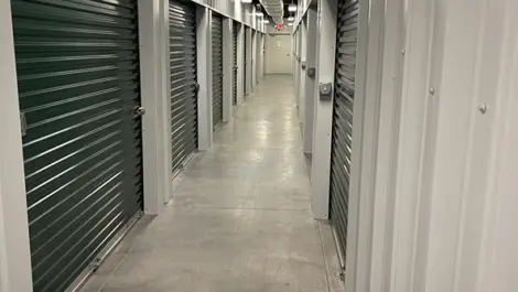 Exterior of indoor storage units at Volunteer Storage Chapman.