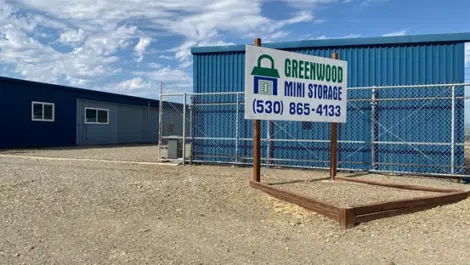 Exterior of Greenwood Mini Storage.