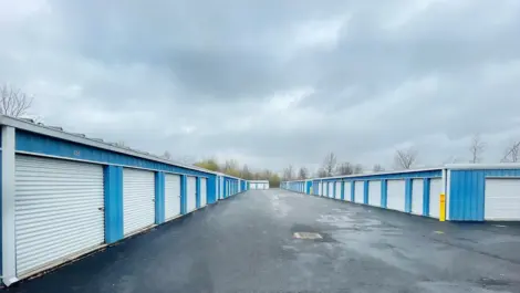 Exterior storage units at Hugill Self Storage.