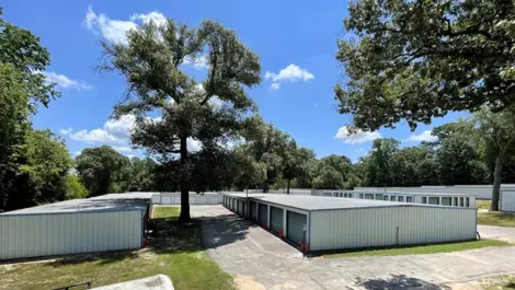 Exterior of storage units at Osprey Storage Huntsville.