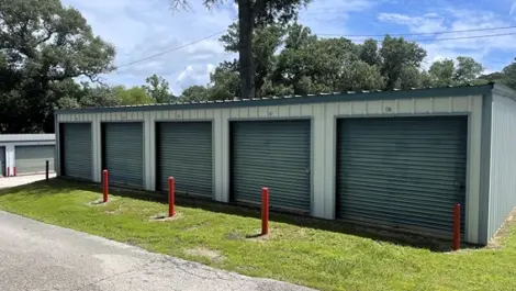 Exterior of storage units at Osprey Storage Huntsville.