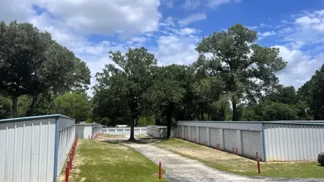 Exterior of storage units at Osprey Storage Huntsville.