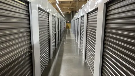 Indoor storage units at Volunteer Storage Lenoir City facility.