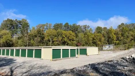 Exterior of storage units at Volunteer Storage Loudon facility.