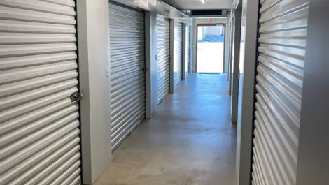 View of indoor storage at Volunteer Storage Maryville facility.