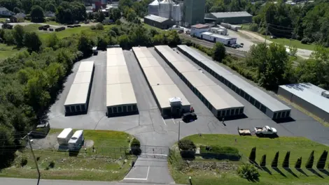 Aerial View of Murphy's Self Storage facility.