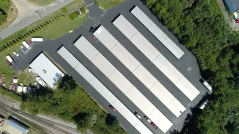 Aerial View of Murphy's Self Storage facility.