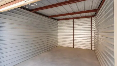 Indoor storage unit at Osprey Storage Industrial facility.