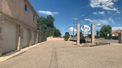 Exterior of outdoor storage units at Osprey Storage Thatcher facility.
