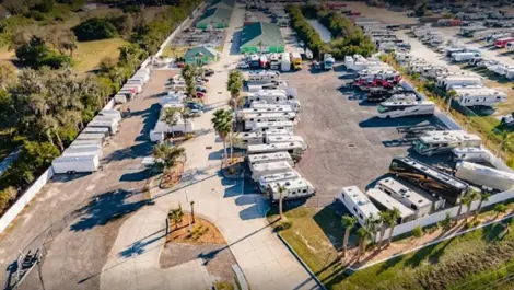 Aerial View of PG17 Storage facility.