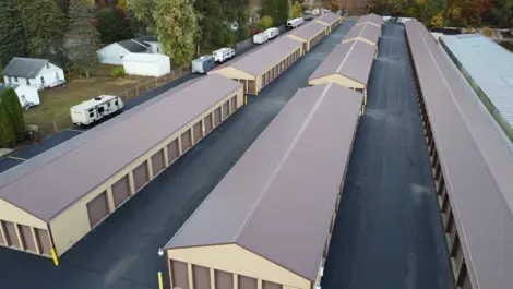 Lambertville Mini Storage Secor facility with multiple storage buildings and drive-up access.
