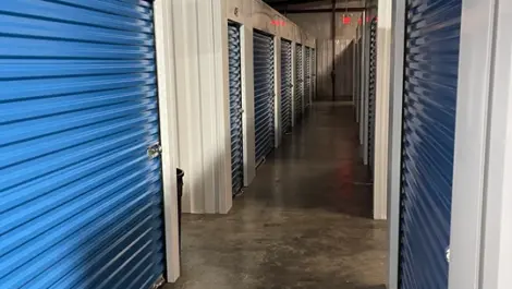 Indoor storage units at Solway facility.