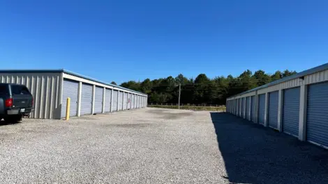 Perimeter View showing multiple storage buildings at Volunteer Storage Vonore.