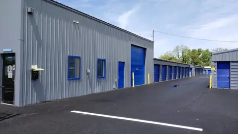 Exterior of Mundy Street Self Storage facility.